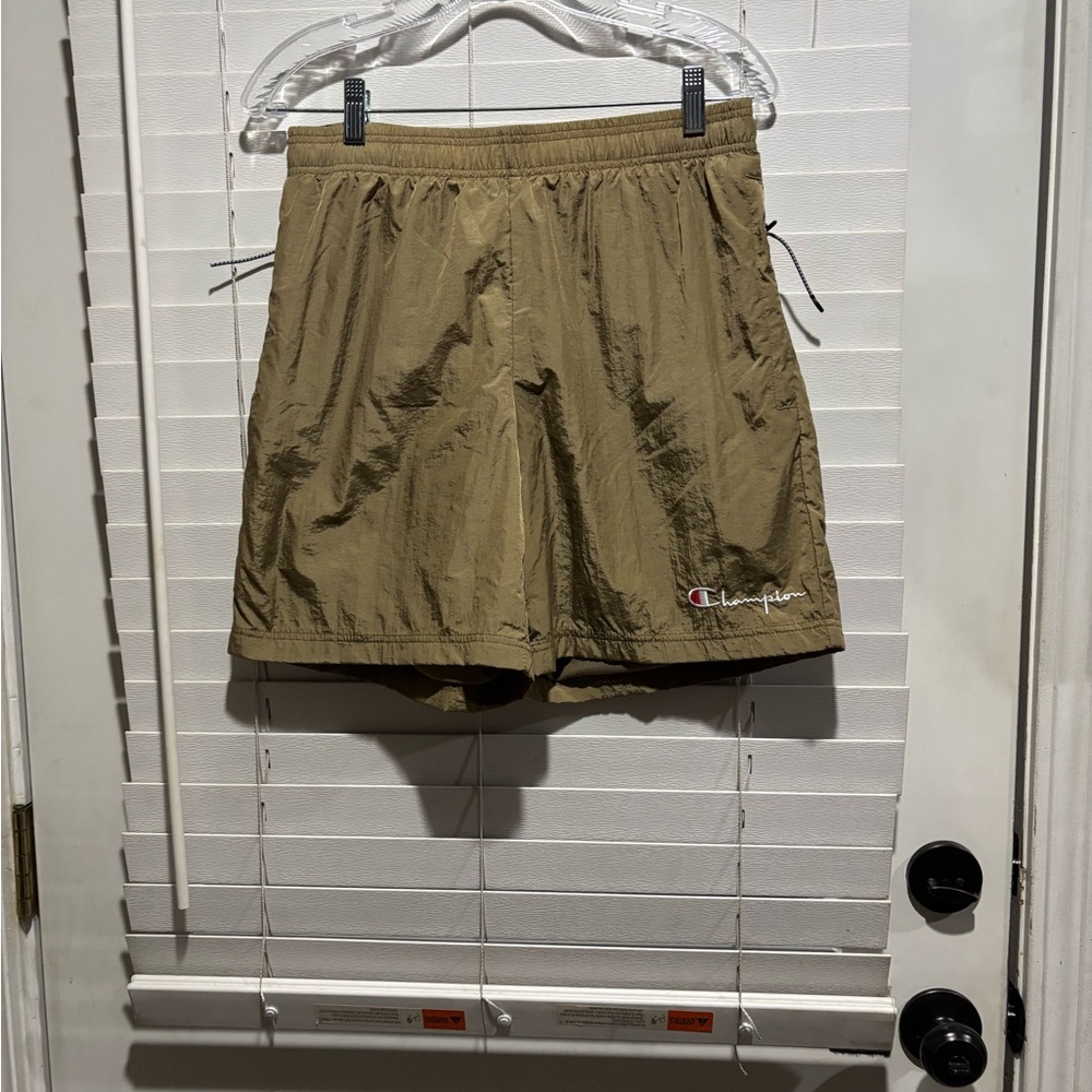 Champion Men's Athletic Shorts in Tan